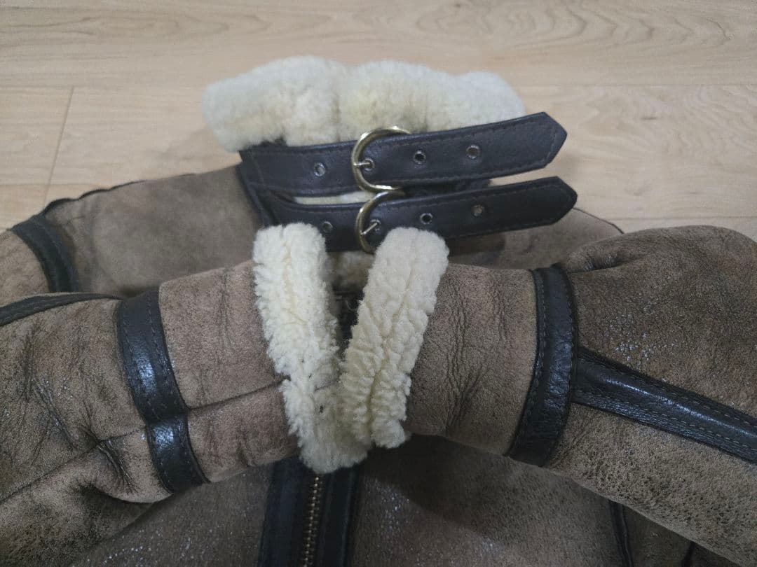 schott B-3【38】 米国製◇ムートン 革ジャン