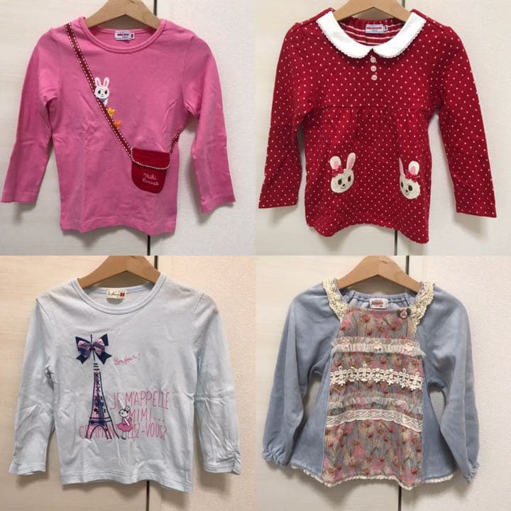 女の子、秋、冬まとめ売り。ミキハウス、Sourisなど。