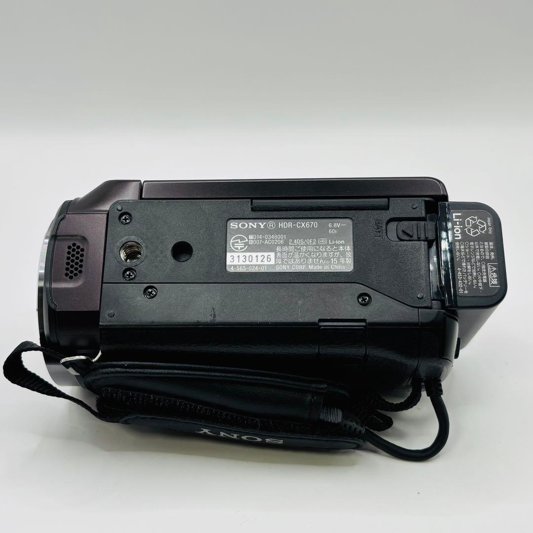 ソニー SONY HDR-CX670 ビデオカメラ ハンディカム