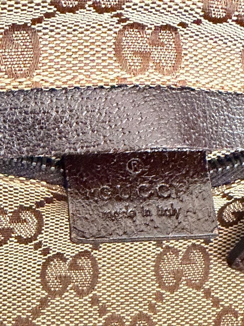 【美品】GUCCI グッチ ウエストポーチ GGキャンバス ボディバッグ