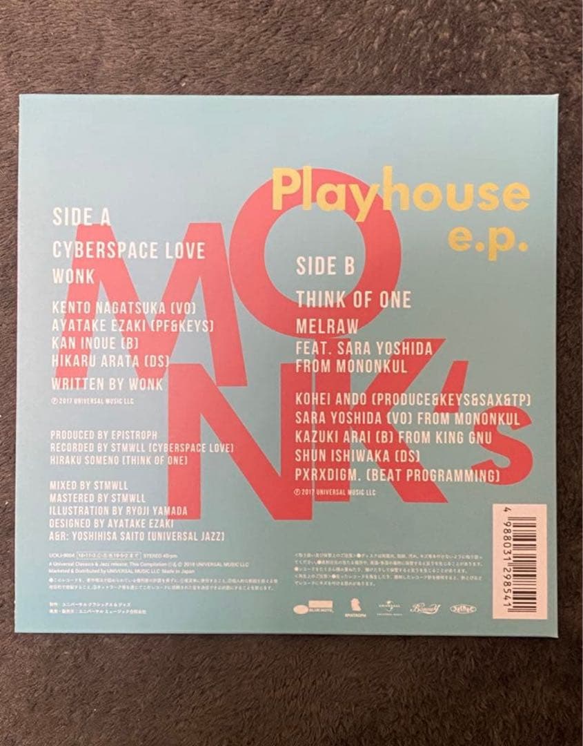wonk / Melraw Playhouse e.p. 限定7インチレコード盤
