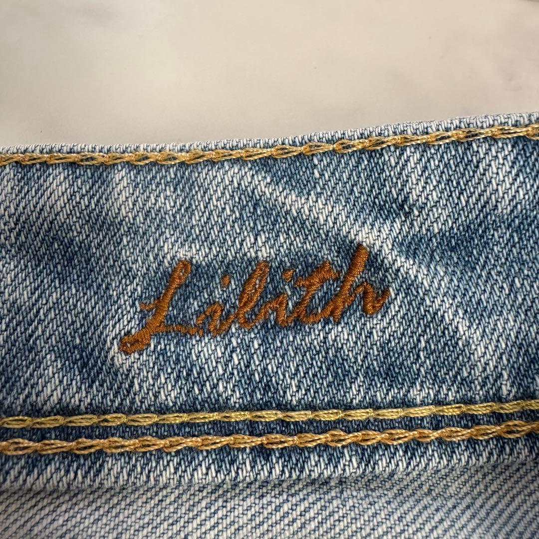 美品　完売品　23SS ヤヌーク　イエナ別注　LILITH カットオフデニム