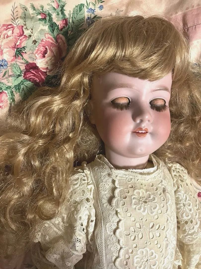 アンティーク　ドール　ビスクドール　スリープ