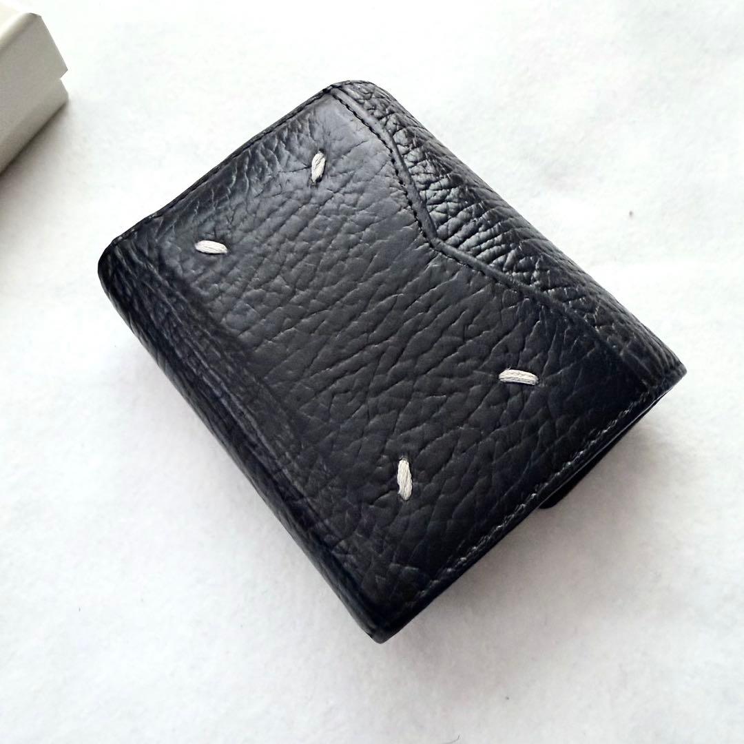 Maison Margiela メゾンマルジェラ 三つ折り財布 ブラック　黒
