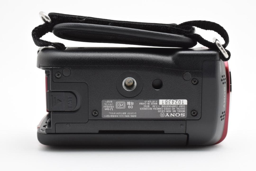 【美品】SONY Handycam HDR-CX120 レッド　動作確認済