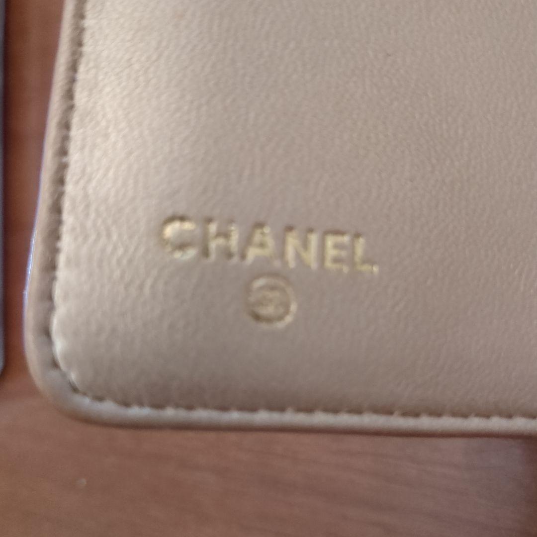 CHANEL ピンク 二つ折り財布