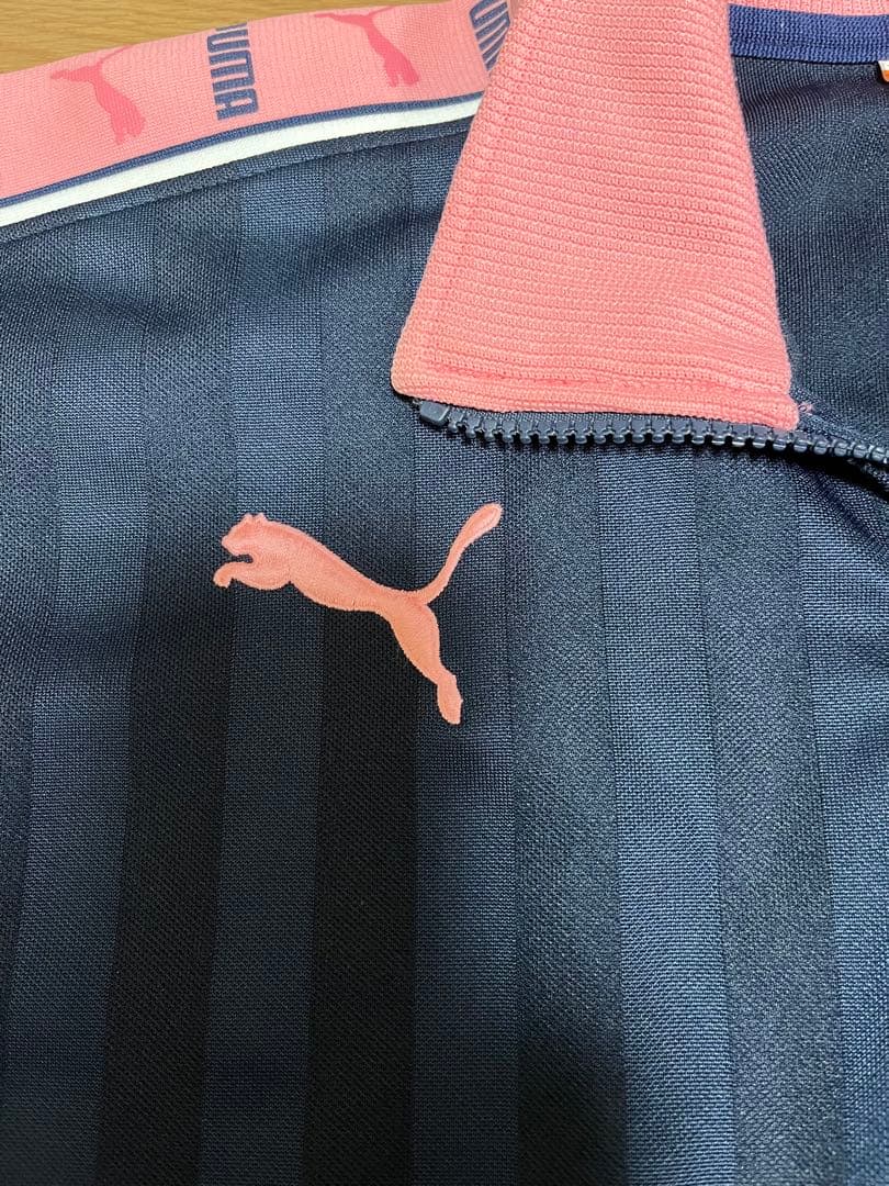 土日お値引き❗️【美品】PUMA ジャージ上下セット ネイビー/ピンク