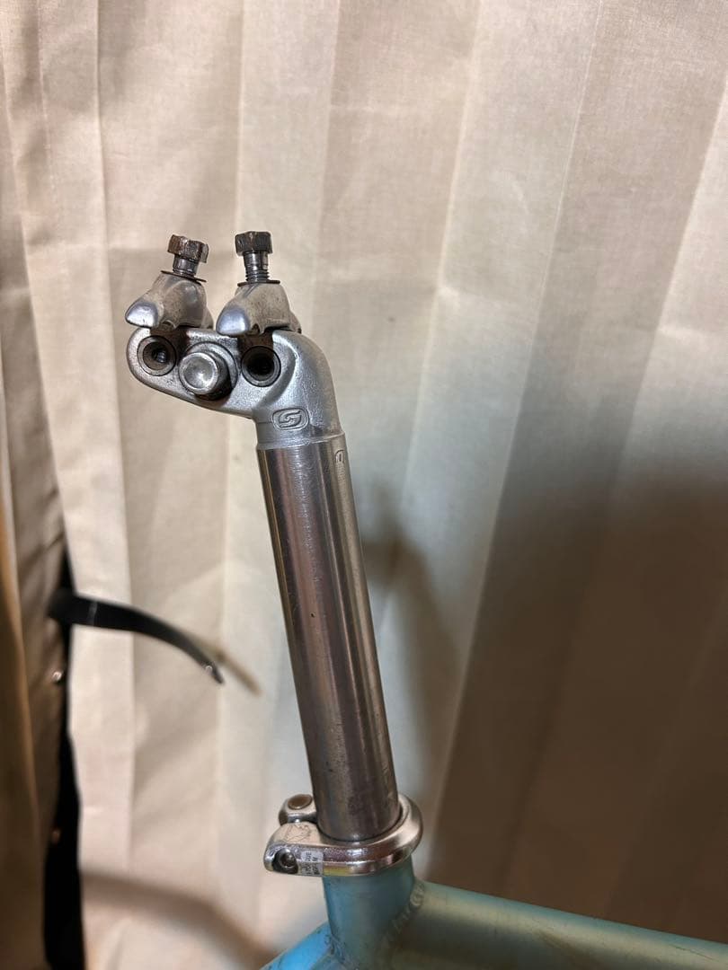 Fuji feather ピストバイク 水色 tange フォーク