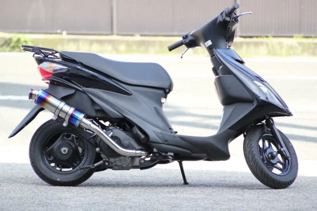 専用HMS アドレスV125S CF4MA O2対応SSB ブルーマフラー