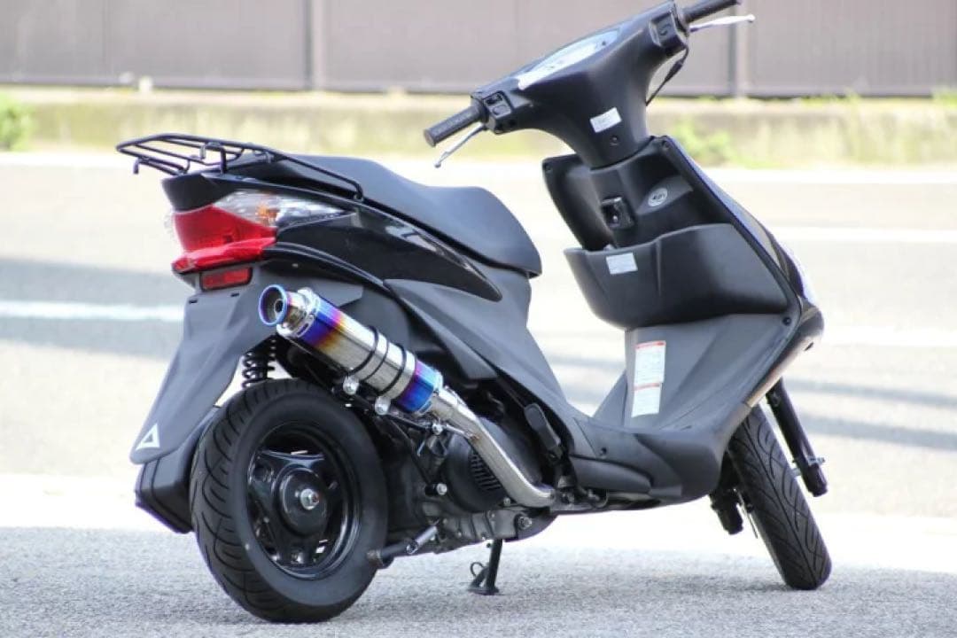 専用HMS アドレスV125S CF4MA O2対応SSB ブルーマフラー