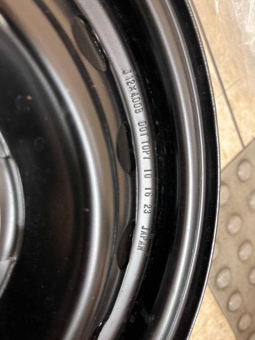 新品JJ1/JJ2 N-VAN純正 12インチ ホイール&カバー4枚