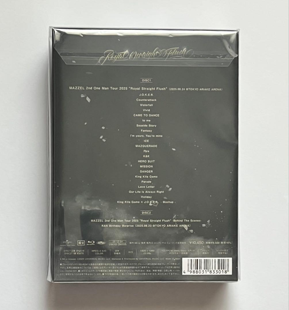 MAZZEL 2nd One Man Tour 初回限定盤Blu-ray 2枚組