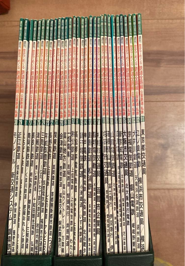 週刊朝日百科　歴史でめぐる　鉄道全路線　全巻　100冊