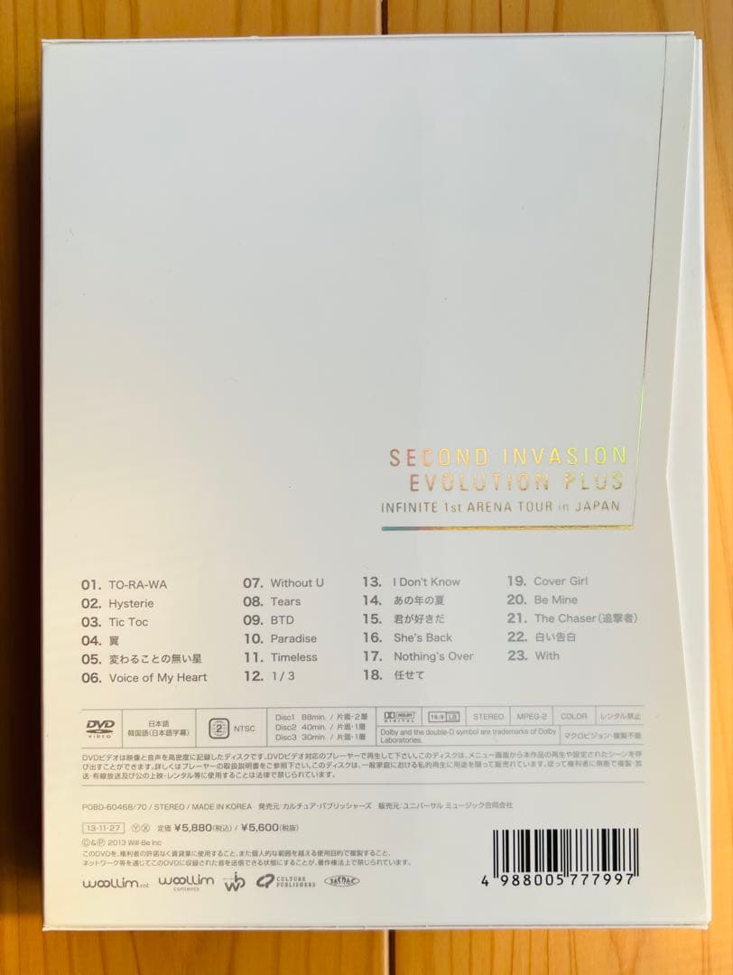 【DVD/パンフセット】INFINITE/2015 SECOND INVASIO