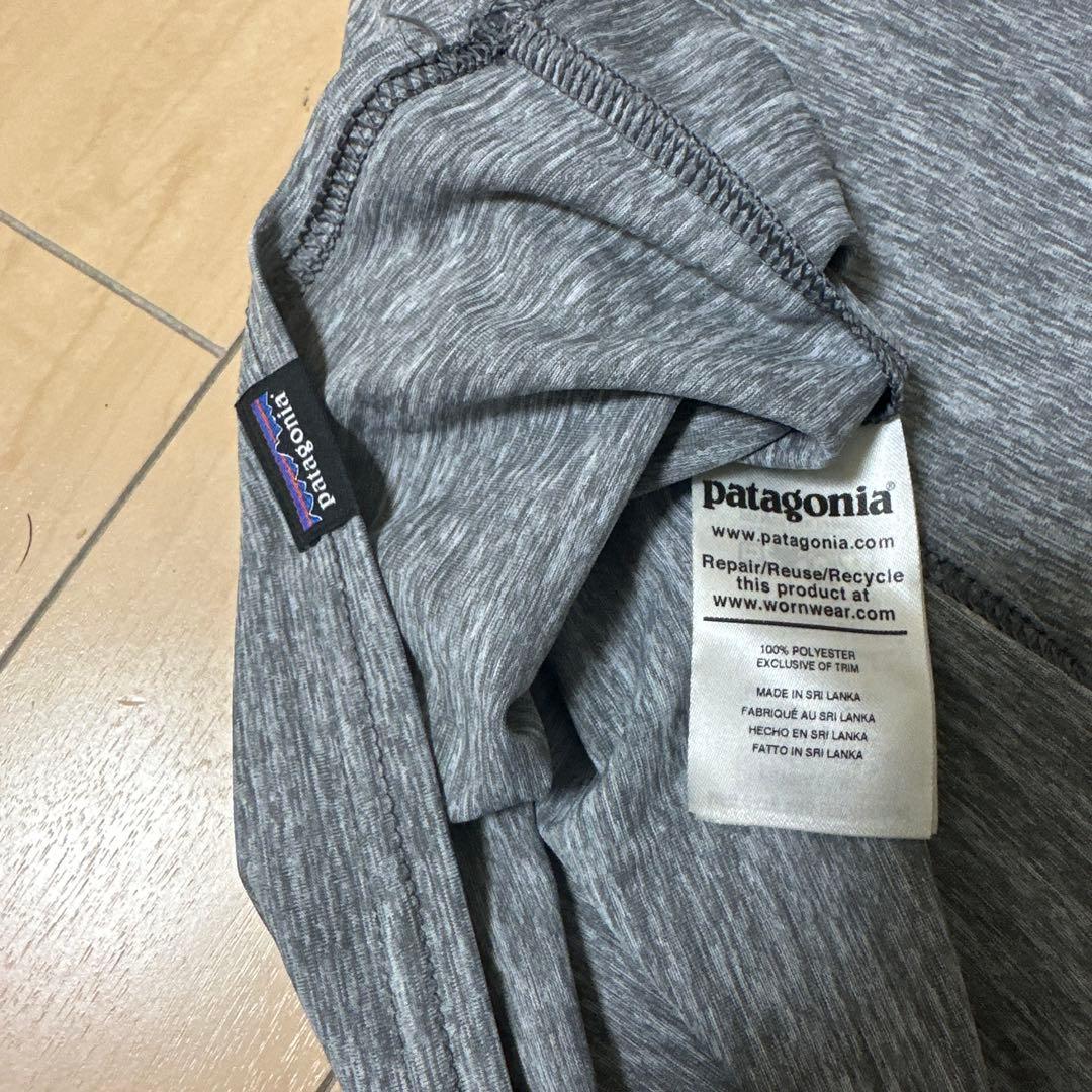 パタゴニアpatagonia グレー Tシャツ 　キャプリーンクールデイリーS