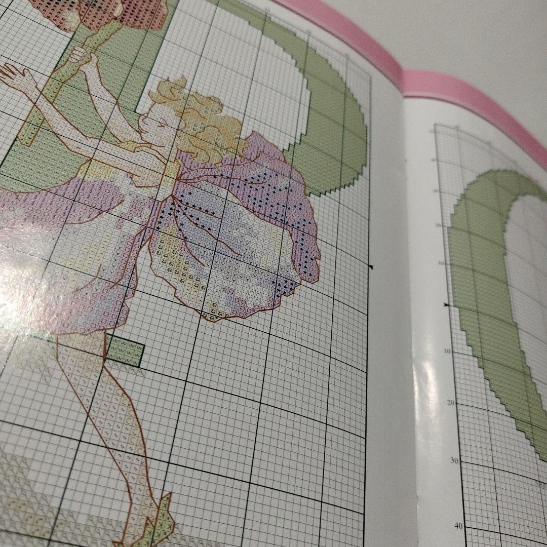 【稀少本】美品　洋書　クロスステッチ　フラワーフェアリーズ