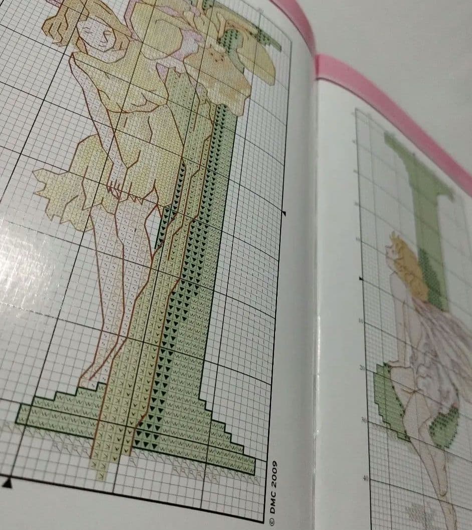 【稀少本】美品　洋書　クロスステッチ　フラワーフェアリーズ