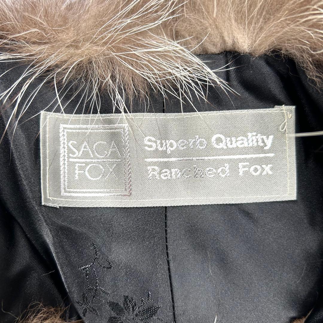 新品【SAGA FOX】銀サガ シルバーフォックス マフラー ショール ストール