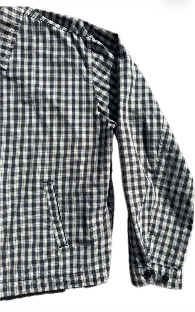 90s j crew スイングトップ　巨人タグ　キンガムチェック