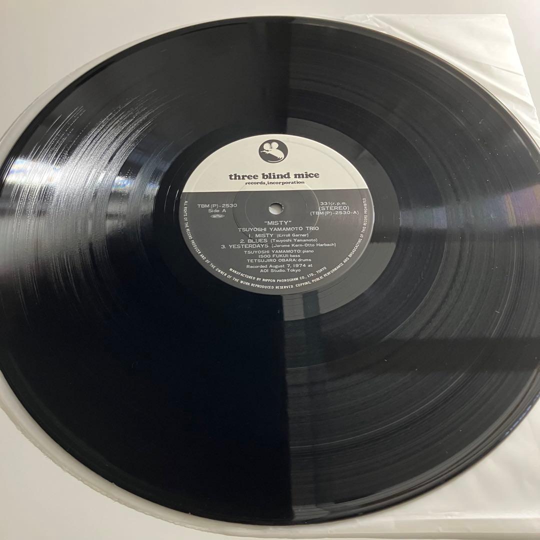 LP　山本剛　ミスティ　three blind mice　和ジャズ　レコード