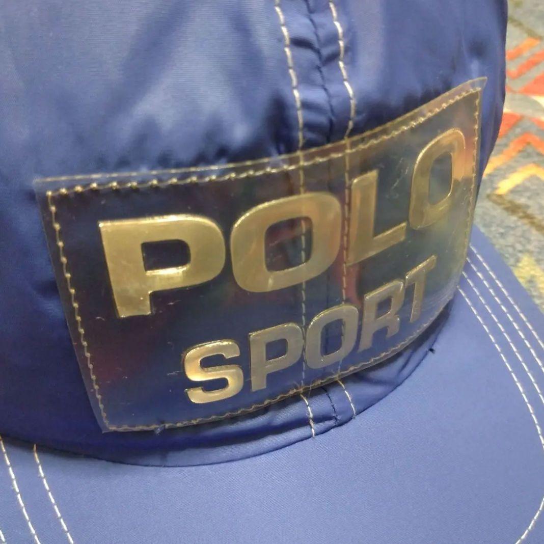 (希少) 90s Polo Sport Cap ナイロン製 サイドメッシュ