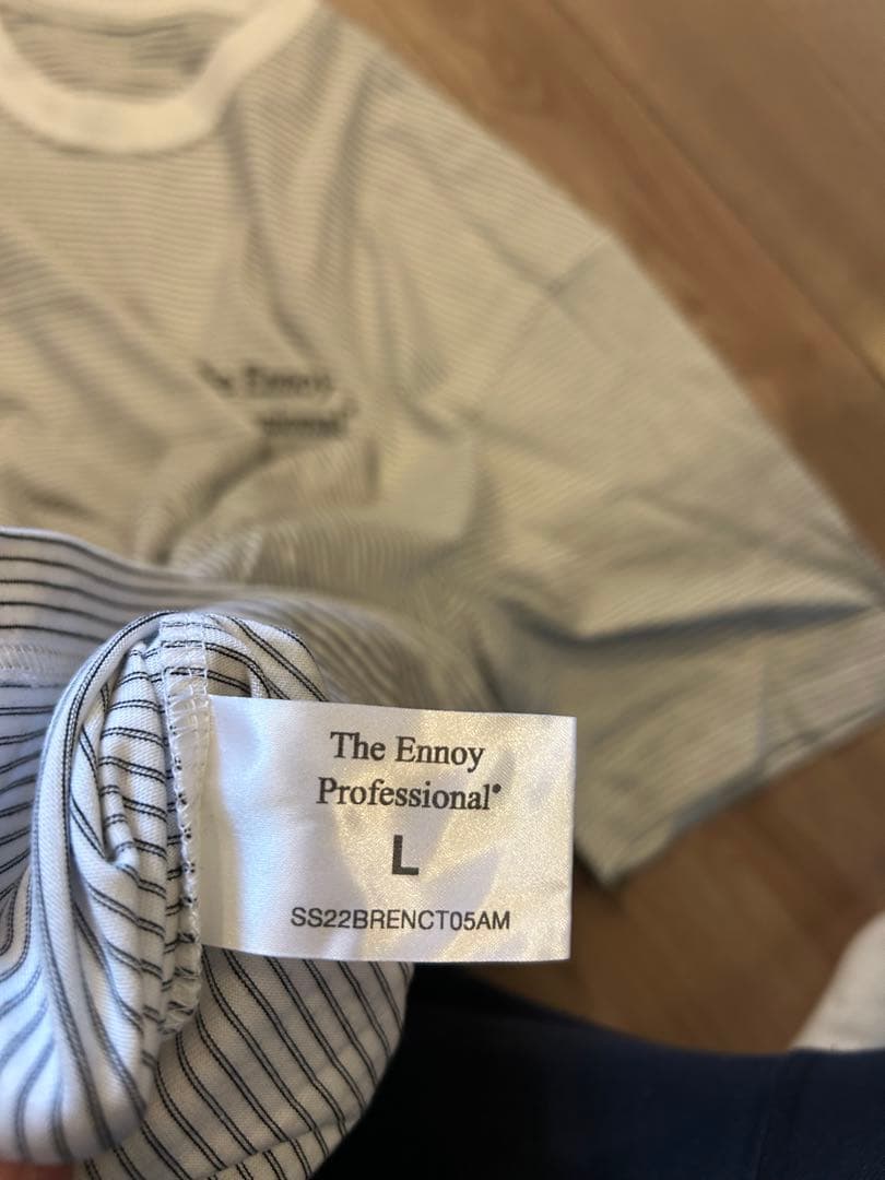 ennoy 22ss ボーダーT サイズL