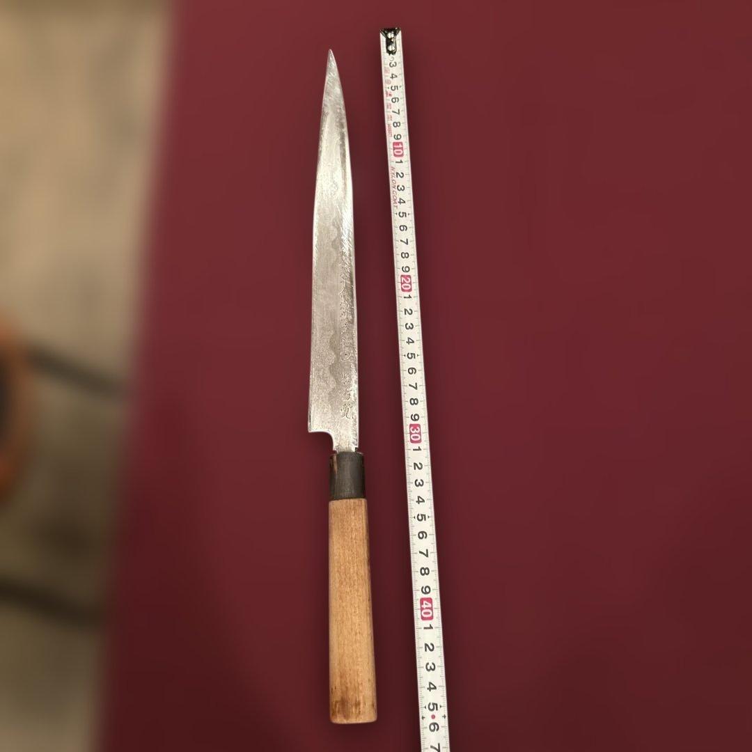 本焼き柳刃包丁　鳥取因幡寅鍛冶