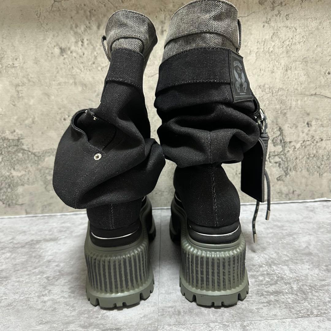 GIO PLATFORM SHORT BOOTS yello イエローブーツ L