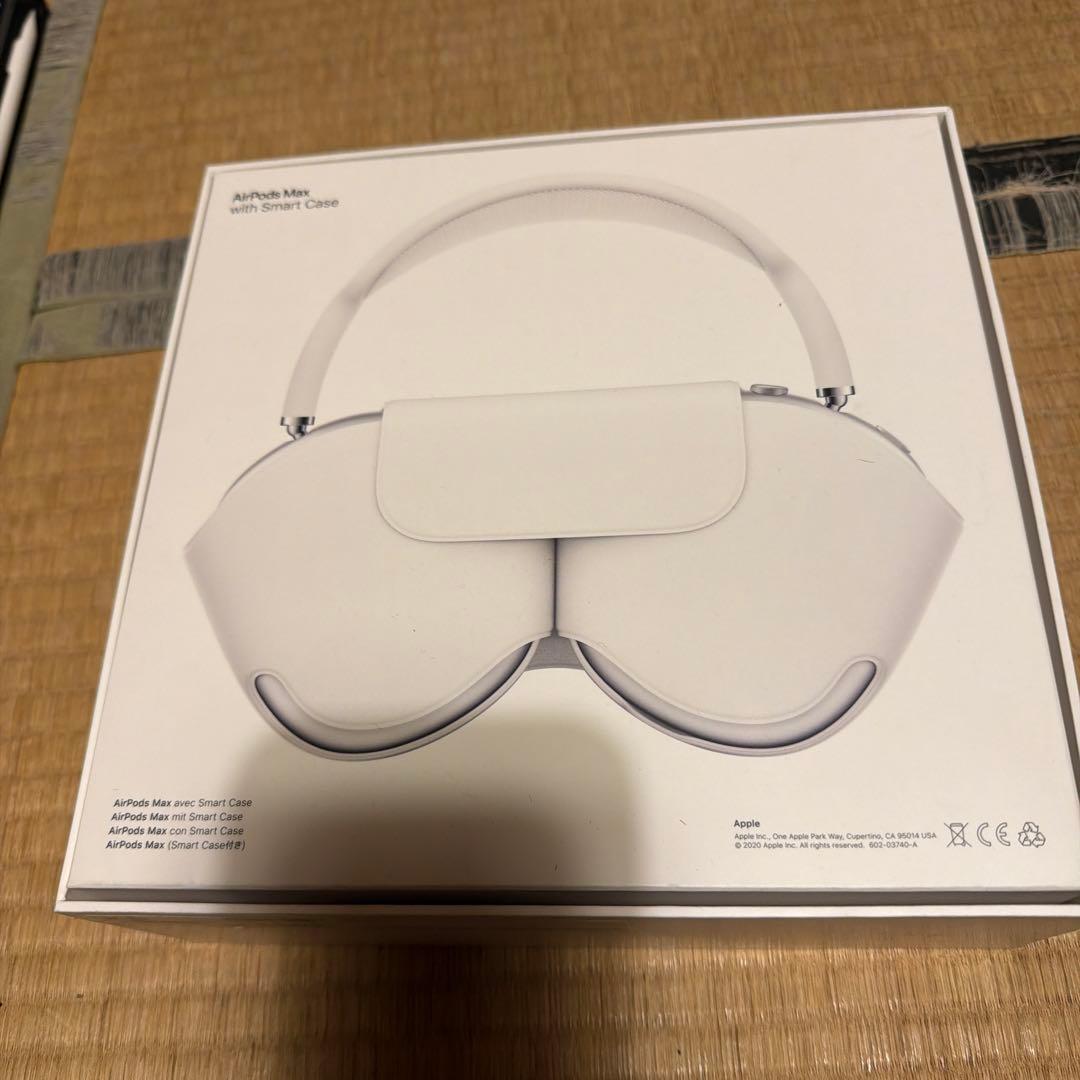 竹*ー様 新品AirPods Max シルバー 本体 専用ケース付き充電ケーブル