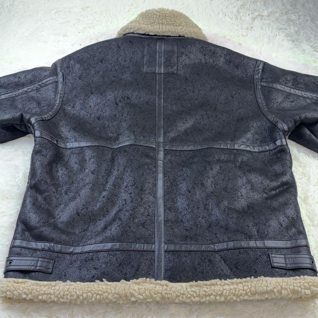 ALPHA INDUSTRIES アルファ　フェイクムートンジャケット Mサイズ