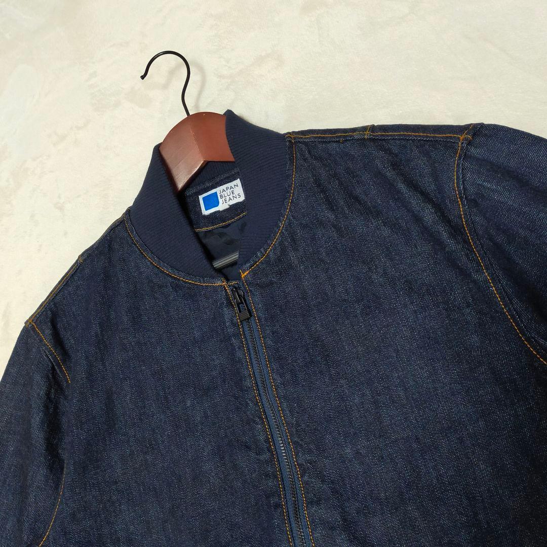 美品　JAPAN BLUE JEANS　DENIM MA-1　Lサイズ