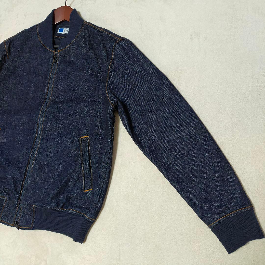 美品　JAPAN BLUE JEANS　DENIM MA-1　Lサイズ