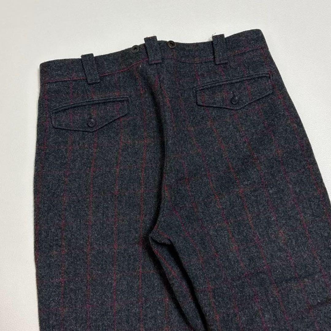 80s Woolrich MALONE ウールパンツ メルトン スラックス