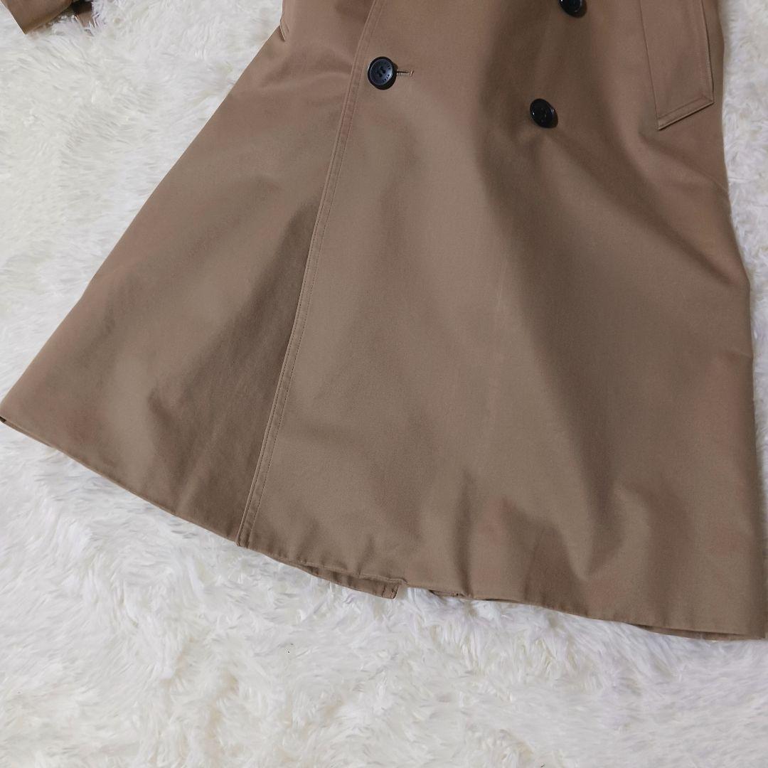 極美品★HYKE トレンチコート ライナー付 タイトフィット ベルト ベージュ