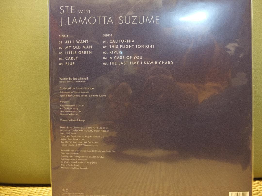 STE with J.LAMOTTA SUZUME / RE BLUE レコード
