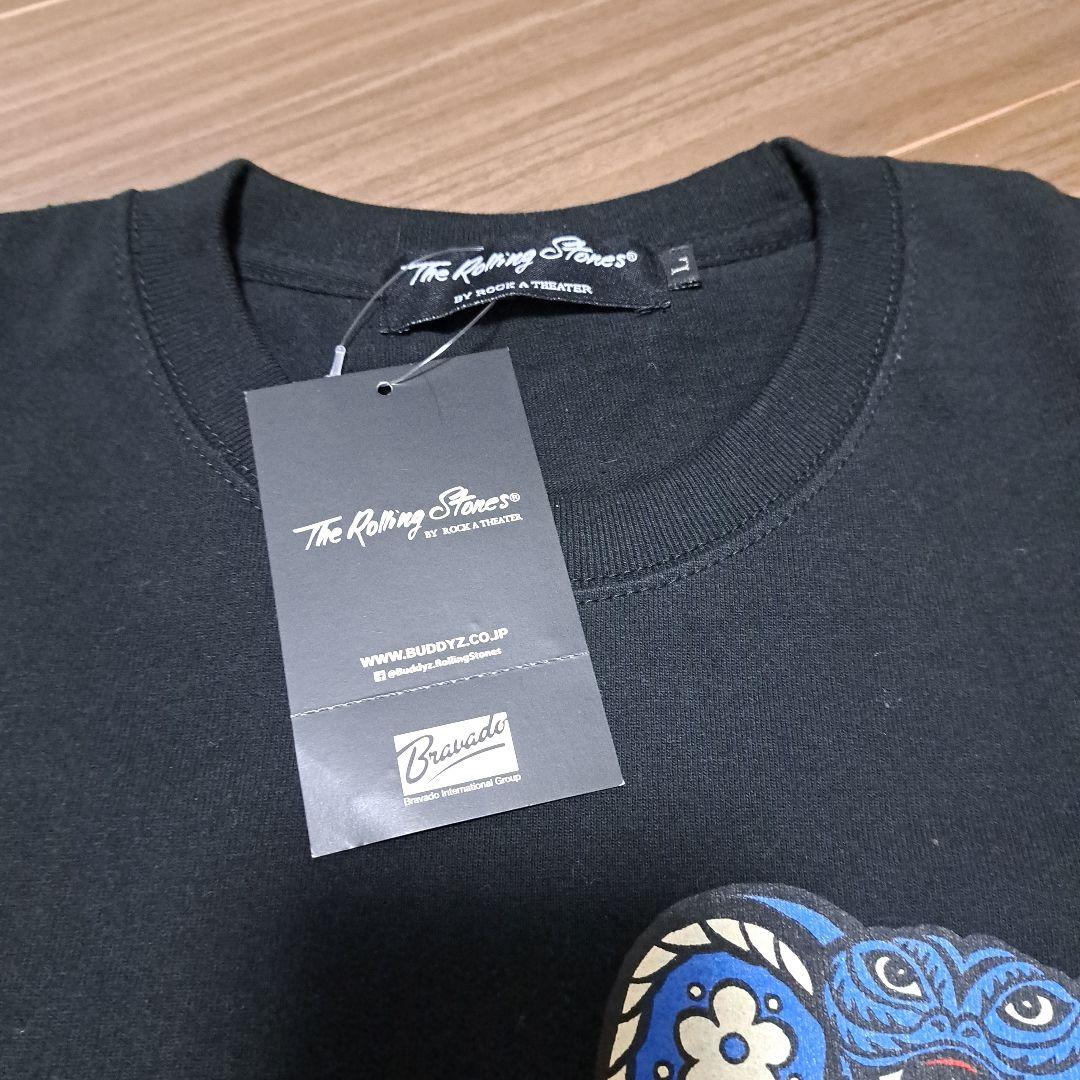 チャレンジャー×The Rolling Stones Tシャツ 黒　バンドT