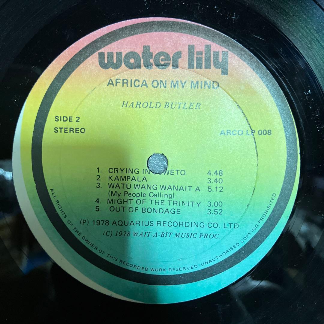 Reggae 12インチ　インストアルバム　Harold Butler “Af