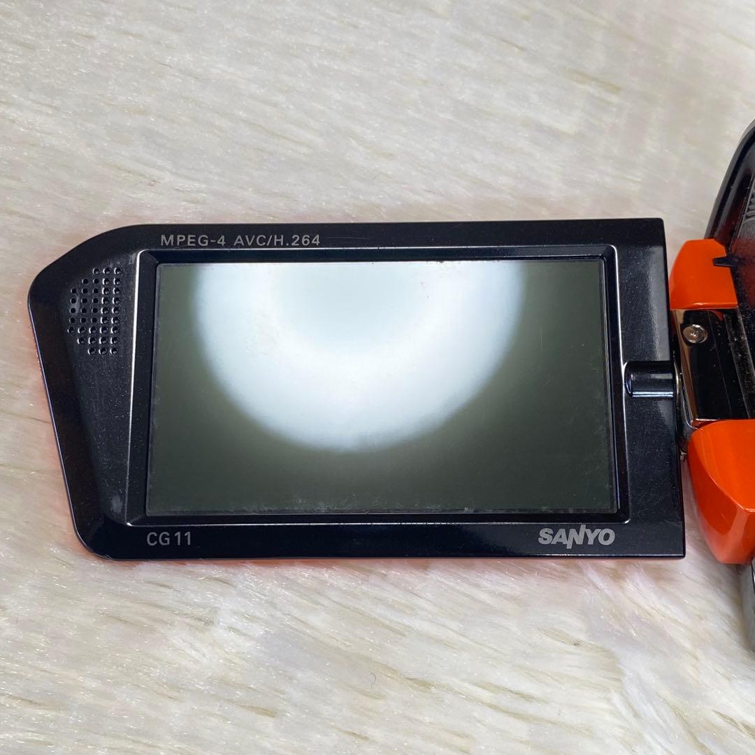 SANYO Xacti ザクティDMX-CG11 ビデオカメラ オレンジ