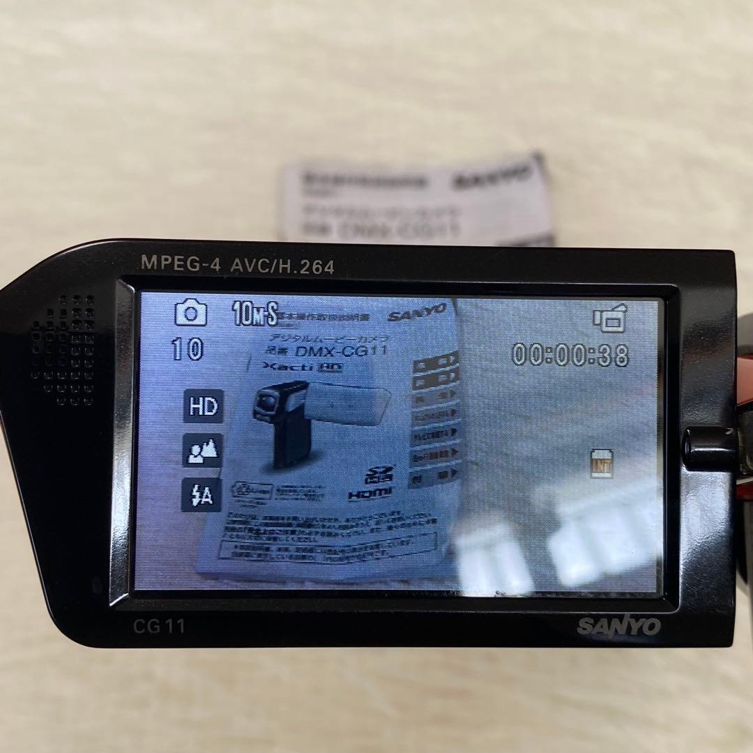 SANYO Xacti ザクティDMX-CG11 ビデオカメラ オレンジ