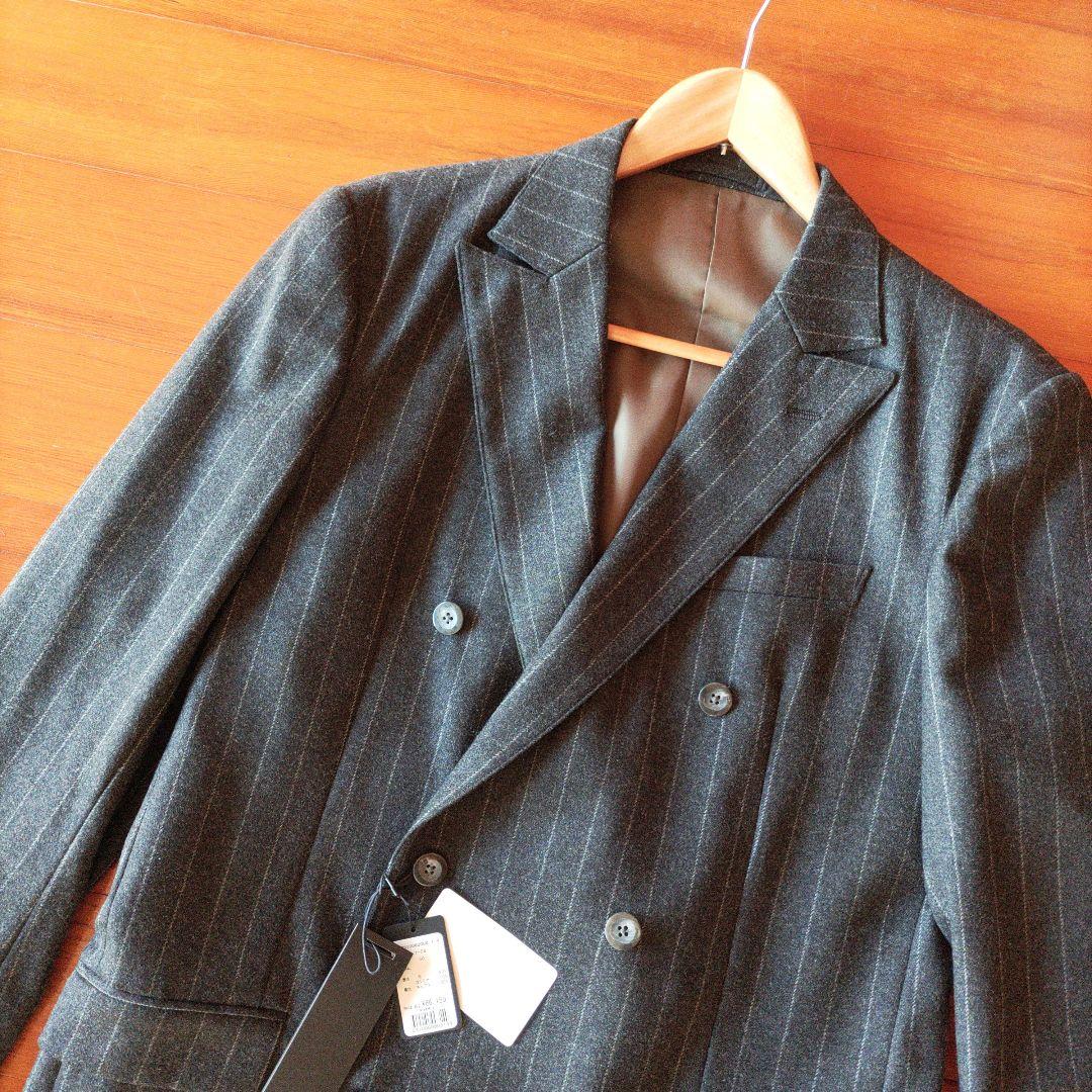未使用✨定価66,150円　カシミヤ混　デザインワークス　ダブルジャケット　L