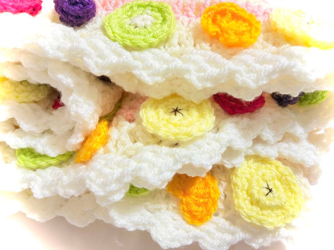 花束ブランケット ꕤ︎︎ 5種のフルーツ【83cm】