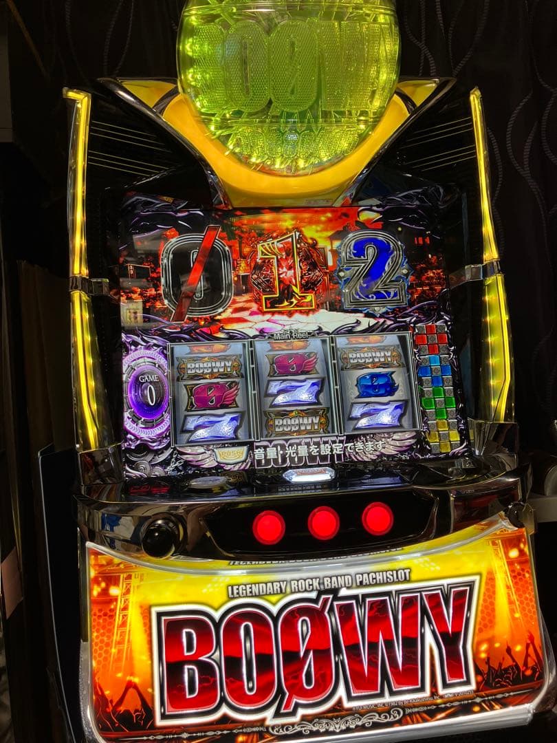 ひむろっくSパチスロ BOØWY(ボウイ)動作確認済 スロット実機☆送料込