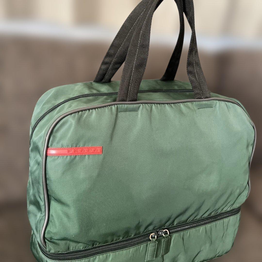 PRADA SPORTS ボストンバッグ ナイロン ギャランティカード付き