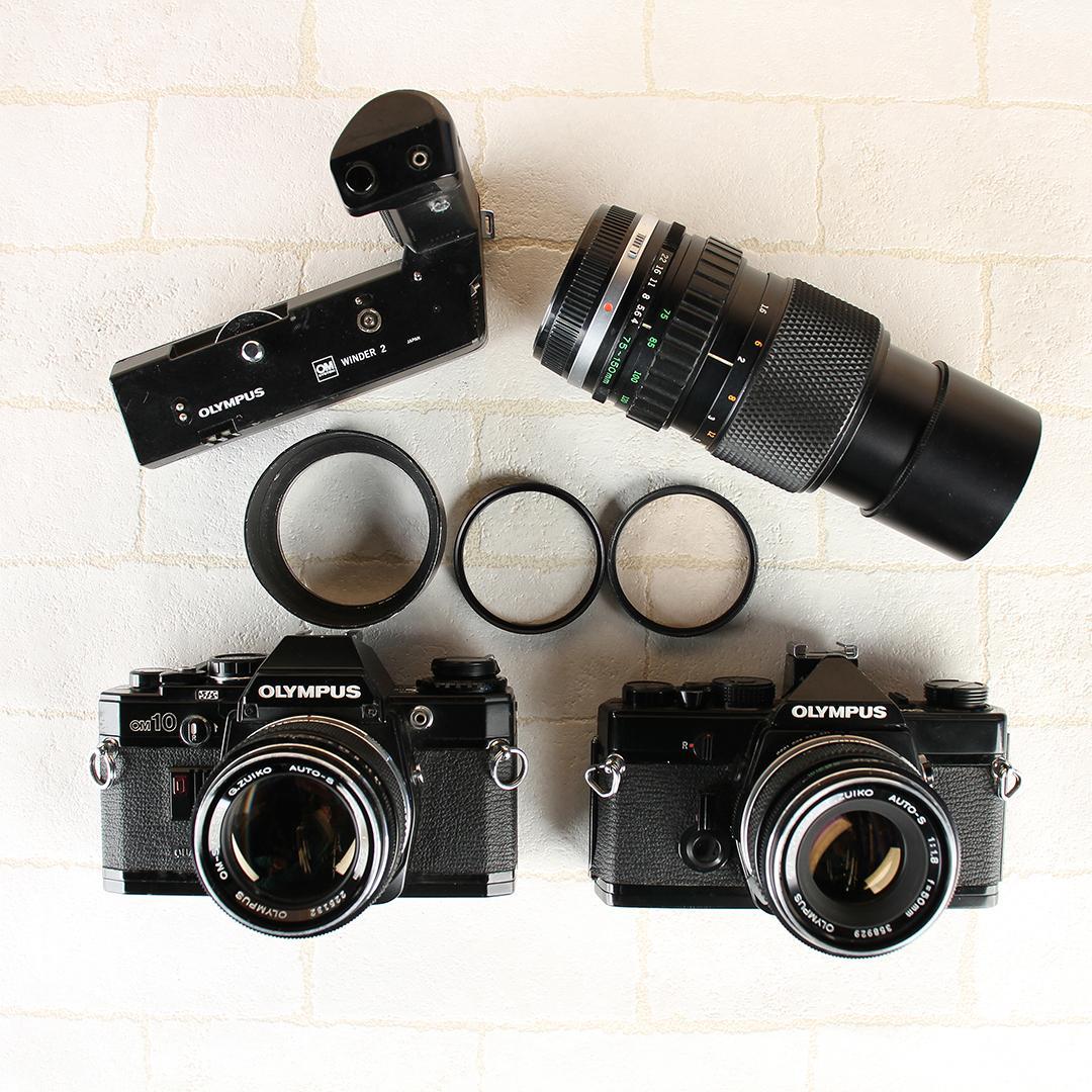 OLYMPUS OM10 QUARTZ G.ZUIKO 50mm F1.4 2台