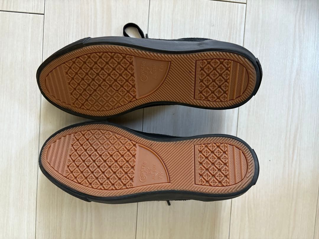 CONVERSE コンバース モカシン デッキシューズ スウェード 黒