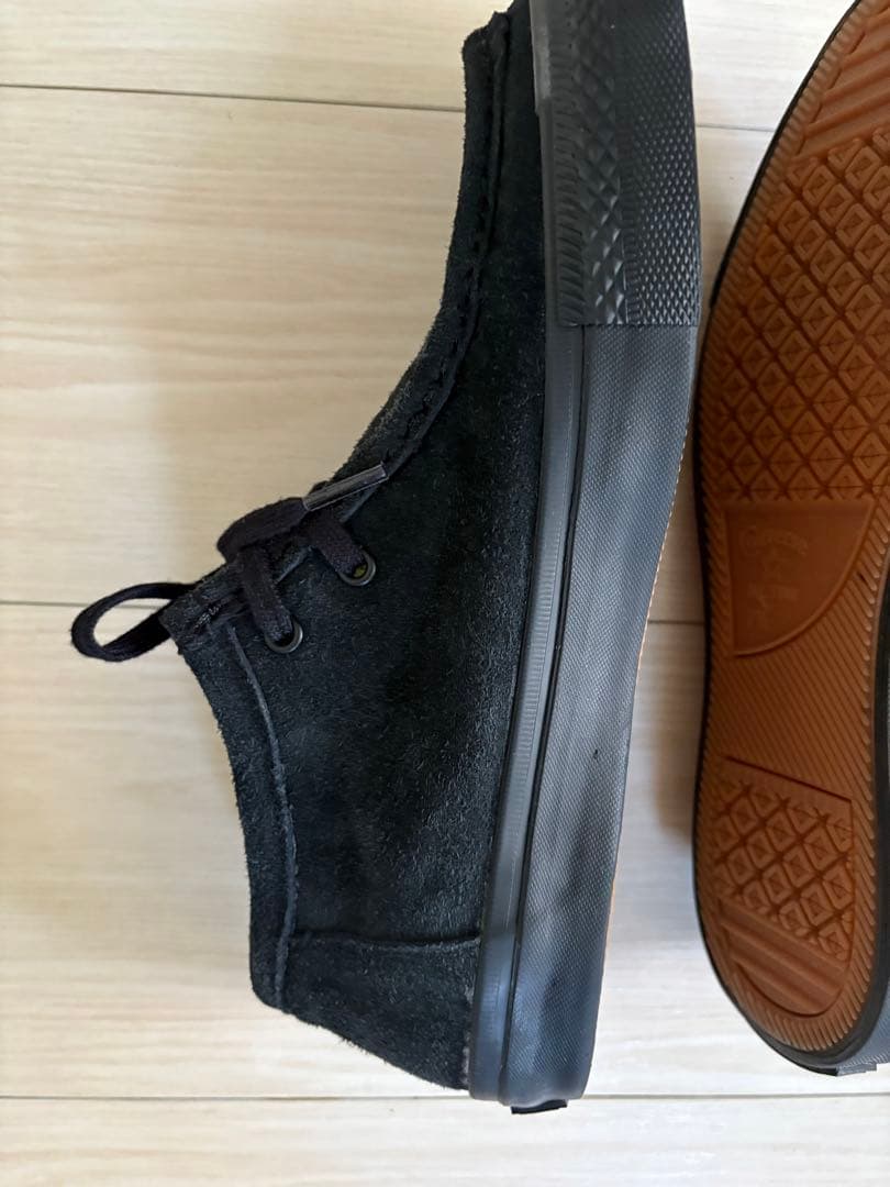 CONVERSE コンバース モカシン デッキシューズ スウェード 黒