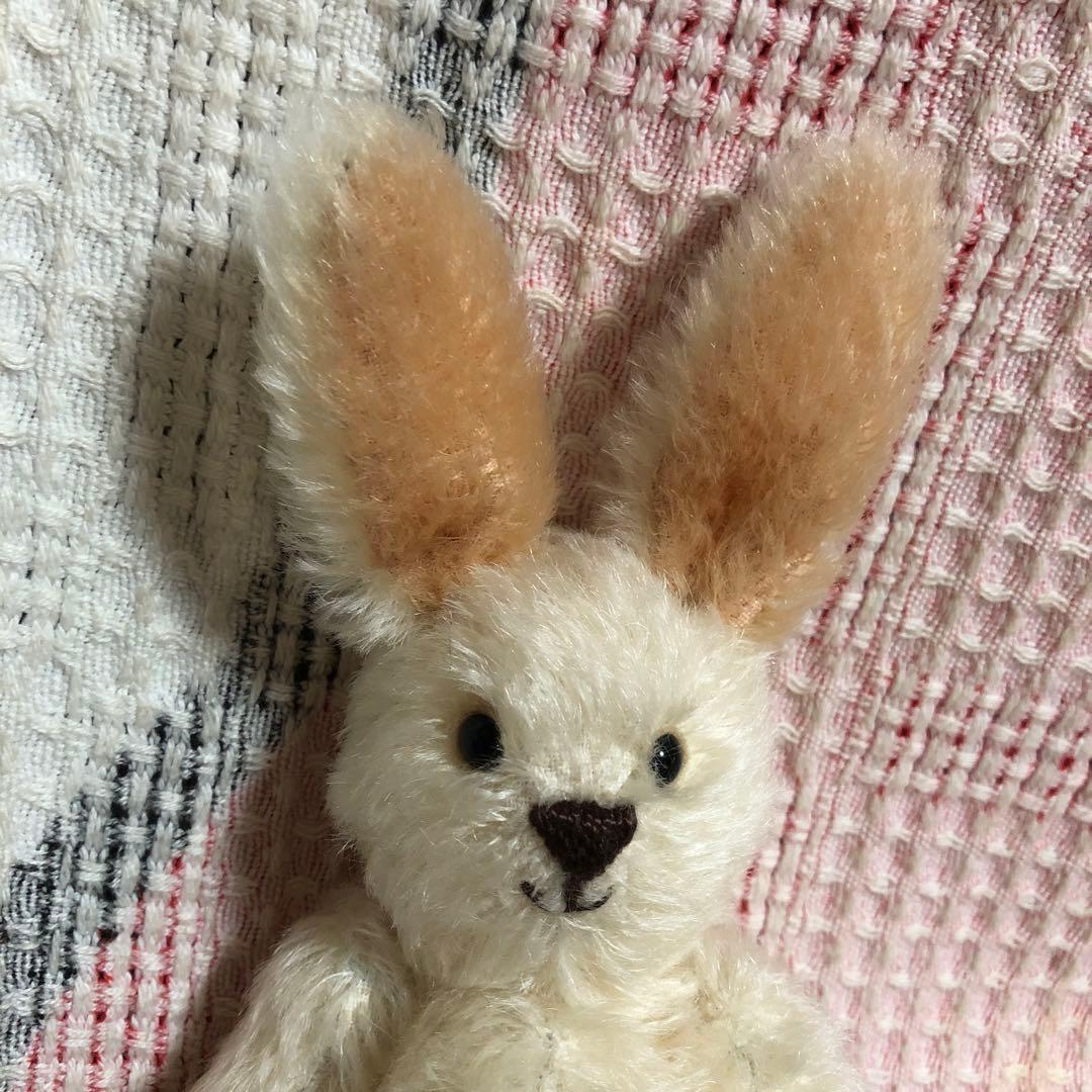 テディベア作家　うさぎ　ぬいぐるみ　作家名不明　中古品