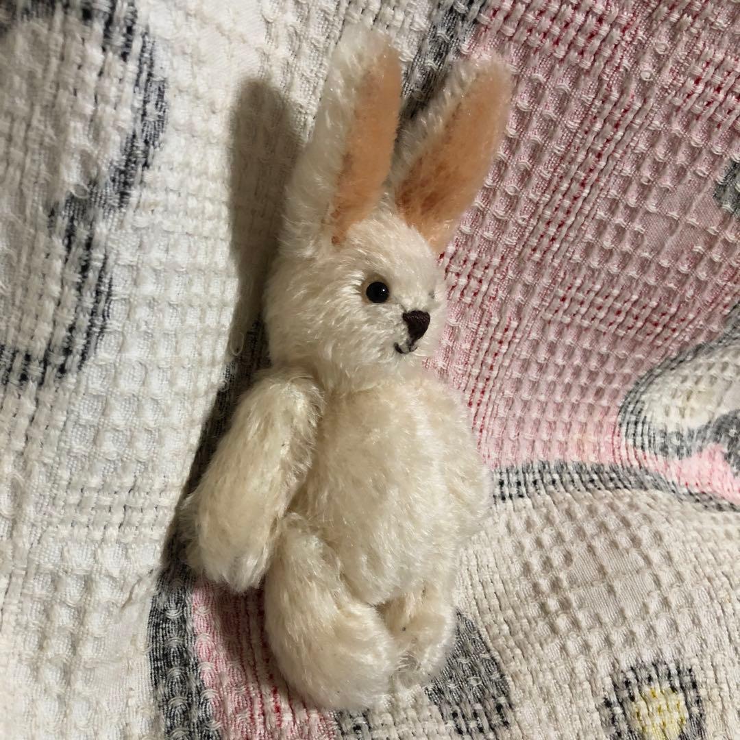 テディベア作家　うさぎ　ぬいぐるみ　作家名不明　中古品