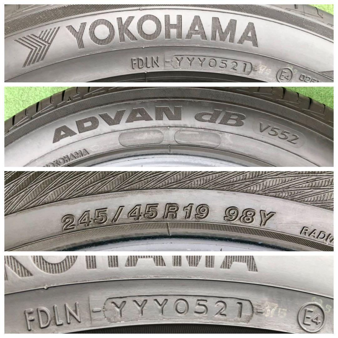 タイヤ・ホイール 245/45 R19 YOKOHAMA ADVAN dB V552