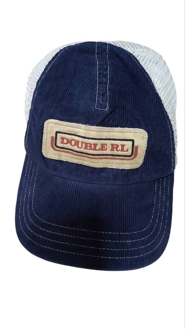 新品タグ付き RRL コーデュロイ キャップ ネイビー ラルフローレン